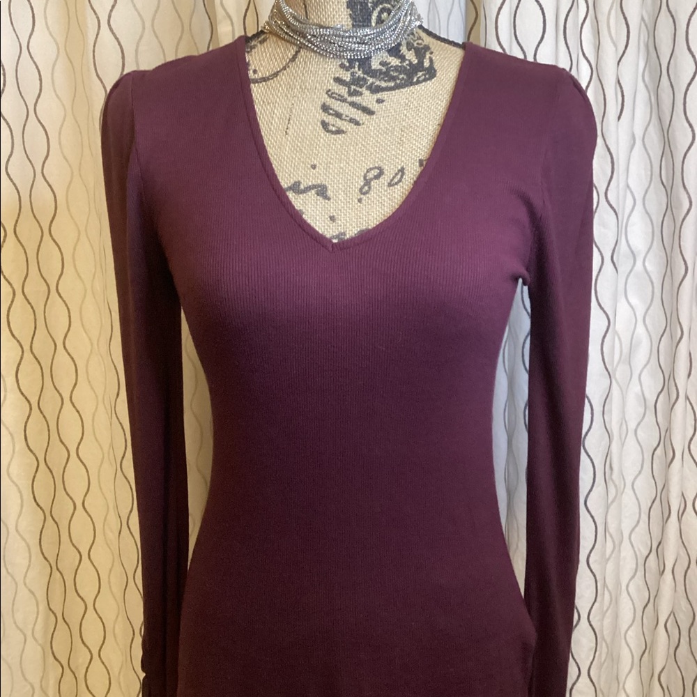 Express Fine Rib Sweater Sz S